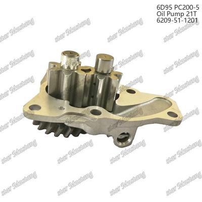 China 6d95 Pc200-5 Engine Oil Pump 6209-51-1201 Suitable For Komatsu Diesel Engines Parts for sale