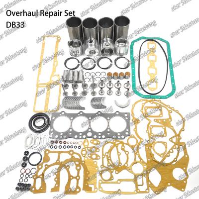 China DB33 Overhaul Repair Kit Cylinder Liner Piston Kit Gasket Kit Valve Seat Guide Main Bearing Con Rod Bearing For Doosan for sale