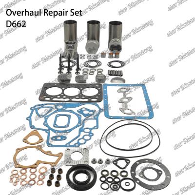 China D662 Overhaul Repair Kit Cylinder Liner Piston Kit Gasket Kit Valve Seat Guide Main Bearing Con Rod Bearing For Kubota à venda