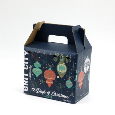 China Matt Lamination Rigid Cardboard Luxury Handbag Packaging Box For Red Wine Shipping for sale