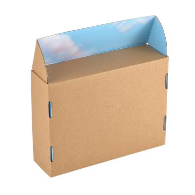 China Corrugated Board Clothing Mailer Boxes Custom Folding Airplane Paper Packaging Box for sale