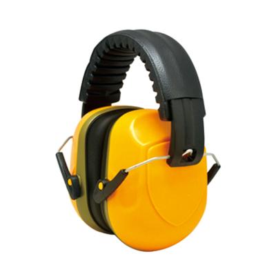 China ANSI Approved Industry Lemon Yellow Color Safety Earmuffs with 26dB Adjustment Headband for sale