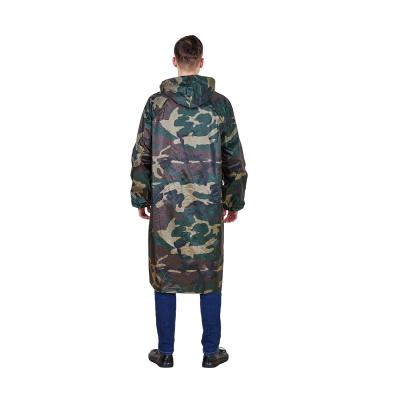 China Olive Green R019 170T Rubberized Polyester/PVC Raincoat for All-Weather Protection for sale