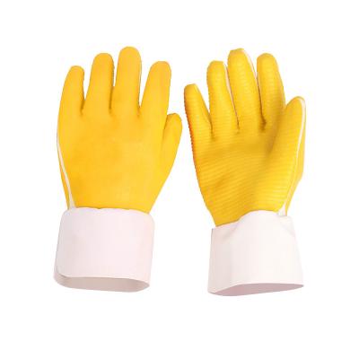 China Latex Coated 10 Gauge Knitted Gloves for Palm and Back Protection in S-XXL Sizes for sale