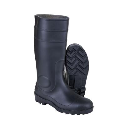 China Rain Boots RB005 Heavy Duty PVC Boots with Steel Toe and PVC Midsole Material for sale