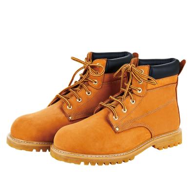 China Rubber Midsole MJ-101 Industrial Protective Leather Work Boots with Breathable Design for sale