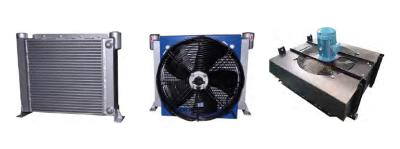 China OEM Aluminum Platebar Heat Exchanger Cooler Compressor Heat Exchanger Fan for sale