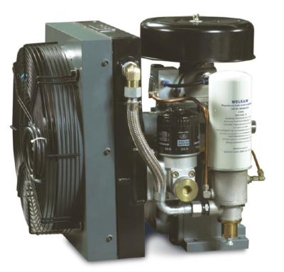 China 7-13 Bar Screw Compressor Cooling Unit Energy Saving 24V DC ISO14001 for sale