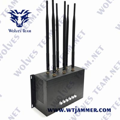 中国 30W 50-70Mhz Low Frequency Signal Jammer Desktop CDMA GSM 販売のため