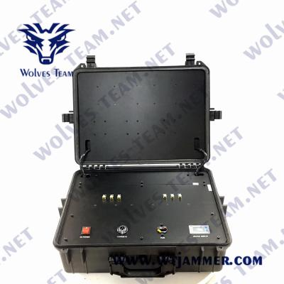 China Military Programmable EIRP 25W DDS Jammer With Handbag Design for sale