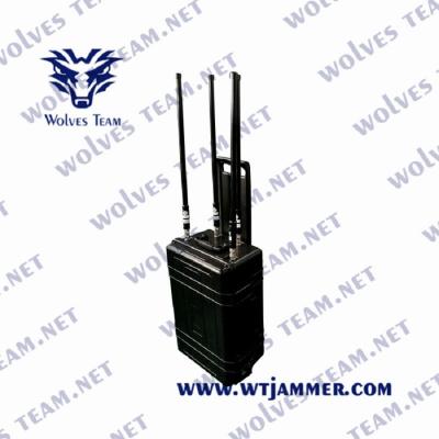 China WT702816 Multi Bands Portable Bomb Jammer 135-6000Mhz Inner Aluminum Housing for sale