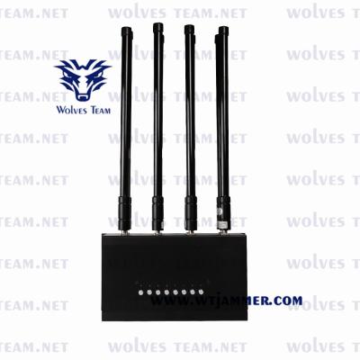 中国 8バンド 175W 無線 RF WIFI2.4G WIFI5.8G CDMA 3G 4G 電話信号妨害器 販売のため