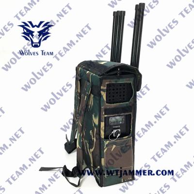 China Waterproof IP68 IED Bomb Military Standard Drone Jammer Remote control 10Km Anti UAV for sale