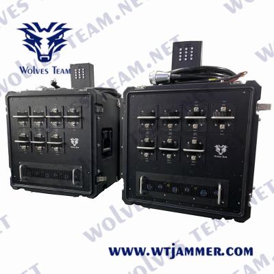 China 20-6000MHz Vehicle Bomb Jammer GSM 3G 4G Cell Phone Signal Jammer For VIP Leader for sale