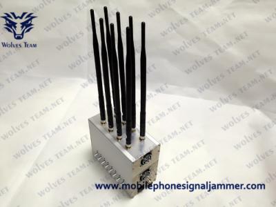 Cina Cooling Fans All Cell Phone Signal Jammer GSM 3G 4G 5G Jammer Multi Bands Omni-directional Antenna in vendita