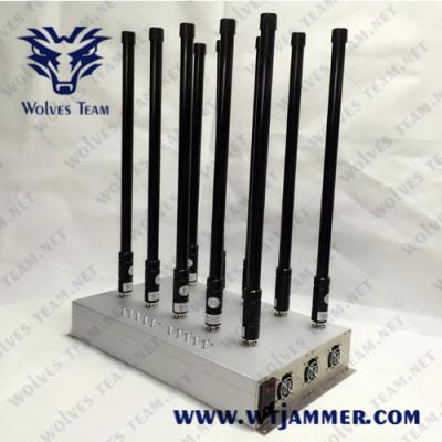 China VHF UHF GSM 3G 4G 5G Mobile Phone Signal Jammer GPS WiFi/Bluetooth Lojack Jammer Meeting Room use for sale
