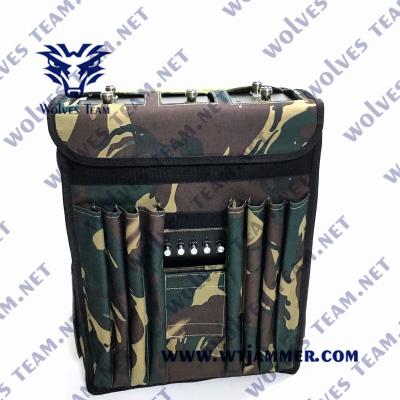 Китай Прочный Джаммер сигнала трутня ГПС ВИФИ5.8Г наивысшей мощности Джаммер рюкзака безопасностью предохранения от ВИП продается
