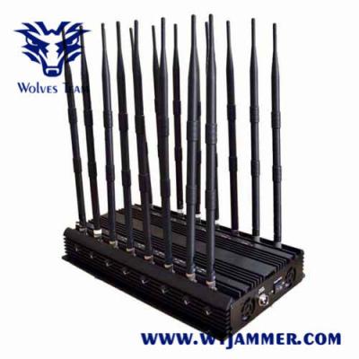 中国 100m 100W CDMA調節可能な細胞信号の妨害機GSM 3G 4G 5G 販売のため