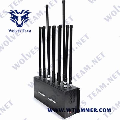 China Signal-Blocker 60W WIFI GPS G-/Mdcs 3G 4G Lojack mobiler Rf-Störsender zu verkaufen