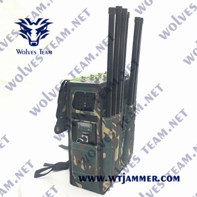 Китай терроризм DCS Jammer 90W GSM сигнала рюкзака 5.8G WiFi RF анти- продается