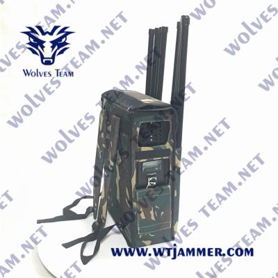 中国 軍RFのバックパック信号の妨害機GSM DCS PCS 3G 4G 90W 販売のため
