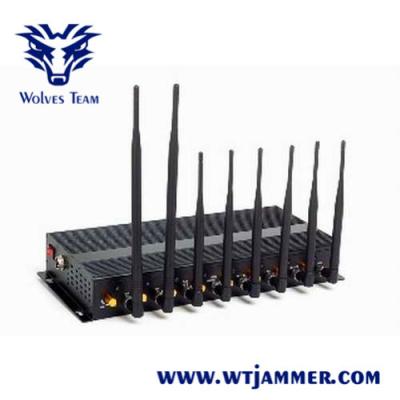 中国 GSM WIFI無線信号の妨害機DCS PHS 16W携帯用アルミニウム箱 販売のため