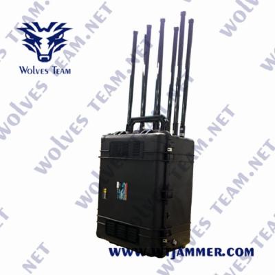 中国 300W Lte Military Signal Jammer 8 Channels 2G 3G 4G 5G GSM CDMA Anti Terrorism 販売のため