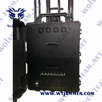 China Adjustble High Power Gsm Signal Jammer Waterproof Pcs 3g 4g 5g All for sale