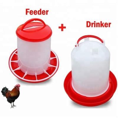 China Bebedor manual do alimentador das aves domésticas das galinhas 14kg 38cm à venda