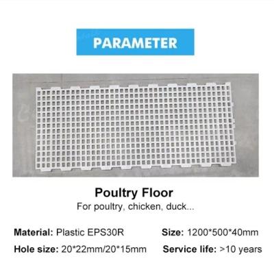 China Grating Shed Mesh Plastic Slatted Floor For Poultry for sale