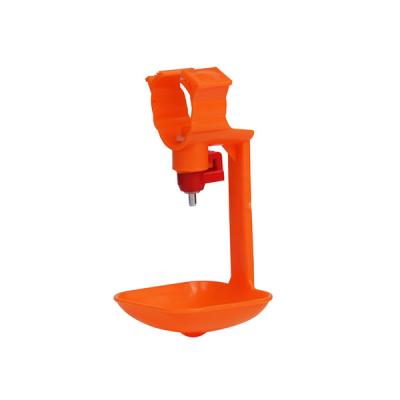 China Water Lubing Drip Poultry Farm Nipple Drinker With Hanging Cup for sale