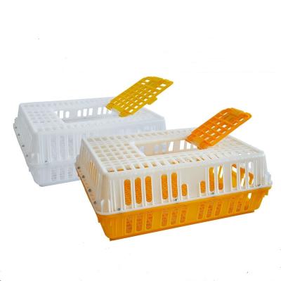 China Three Doors Broiler Transport Crates Poultry Polypropylene for sale