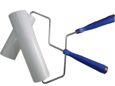 Chine Rouleau collant de Cleanroom de PE de fibre de 8 pouces pour des laboratoires à vendre