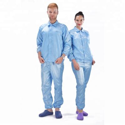 China Pharmaceutical Class 100 ESD Launderable Cleanroom Apparel for sale