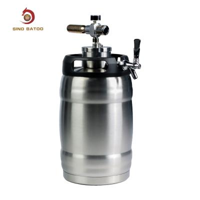 China 5l Craft Beer Dispenser Kit Vacuum Sinobatoo Qpumper With Co2 Regulator for sale