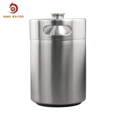China Homebrew 5 Litre Universal Beer Kegs Single Wall With Screw Top for sale