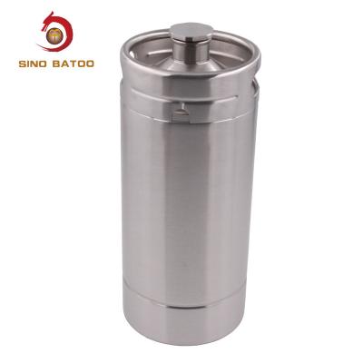 China 4L Small Stainless Mini Keg Single Wall Customized Logo for sale