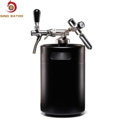 China Carbonated Pressurized 5L Mini Keg Beer Dispenser CO2 System for sale