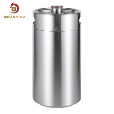 China Screen Printing Insulated Mini Keg , Double Wall 5L Stainless Steel Mini Keg for sale