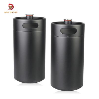 China Stainless Steel Double Wall 5 Liter Mini Beer Kegs for sale