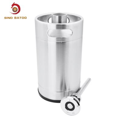 China Stainless Steel 5 Litre Mini Beer Kegs for sale