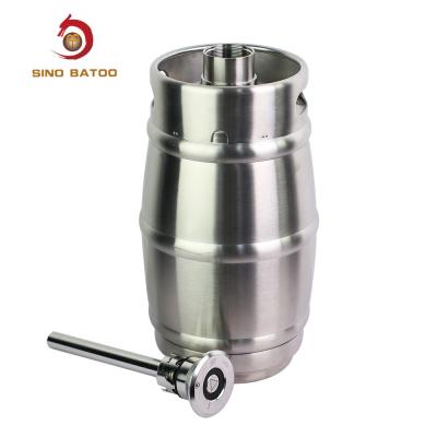 China Double Wall Vacuum Insulated 5 Litre Beer Barrel for sale