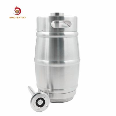 China Eco Friendly Insulated 5 Litre Mini Beer Kegs With A/S Type Spear for sale