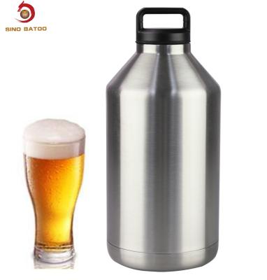 China One Gallon Vacuum Insulated Growlers With BPA Free Lid for sale