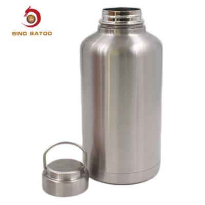 China Wide Mouth 1.89L Vacuum Insulated Growlers Sport Use for sale
