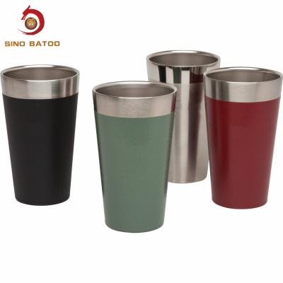 China 16oz Double Wall Vacuum Insulated Stainless Steel Tumbler for sale