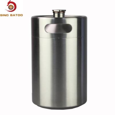 China Homebrewing Soda 5L Stainless Mini Keg With Lid for sale