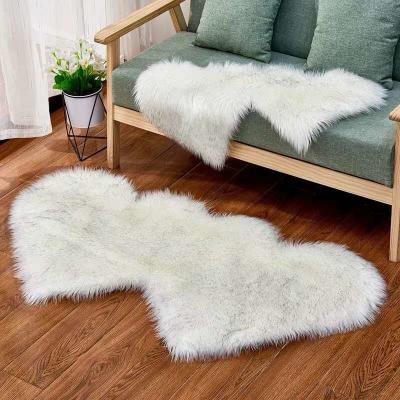 China OEM Hotel Falsos Alfombras de suelo de piel de oveja alfombra para el cuarto de infantes en venta