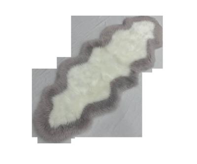 China Fake Sheepskin Bench Pad Fluffy Seat Pad Floor Mat for sale