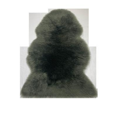 China Black Chair Sheepskin Cushion Pads Faux Fur OEM for sale